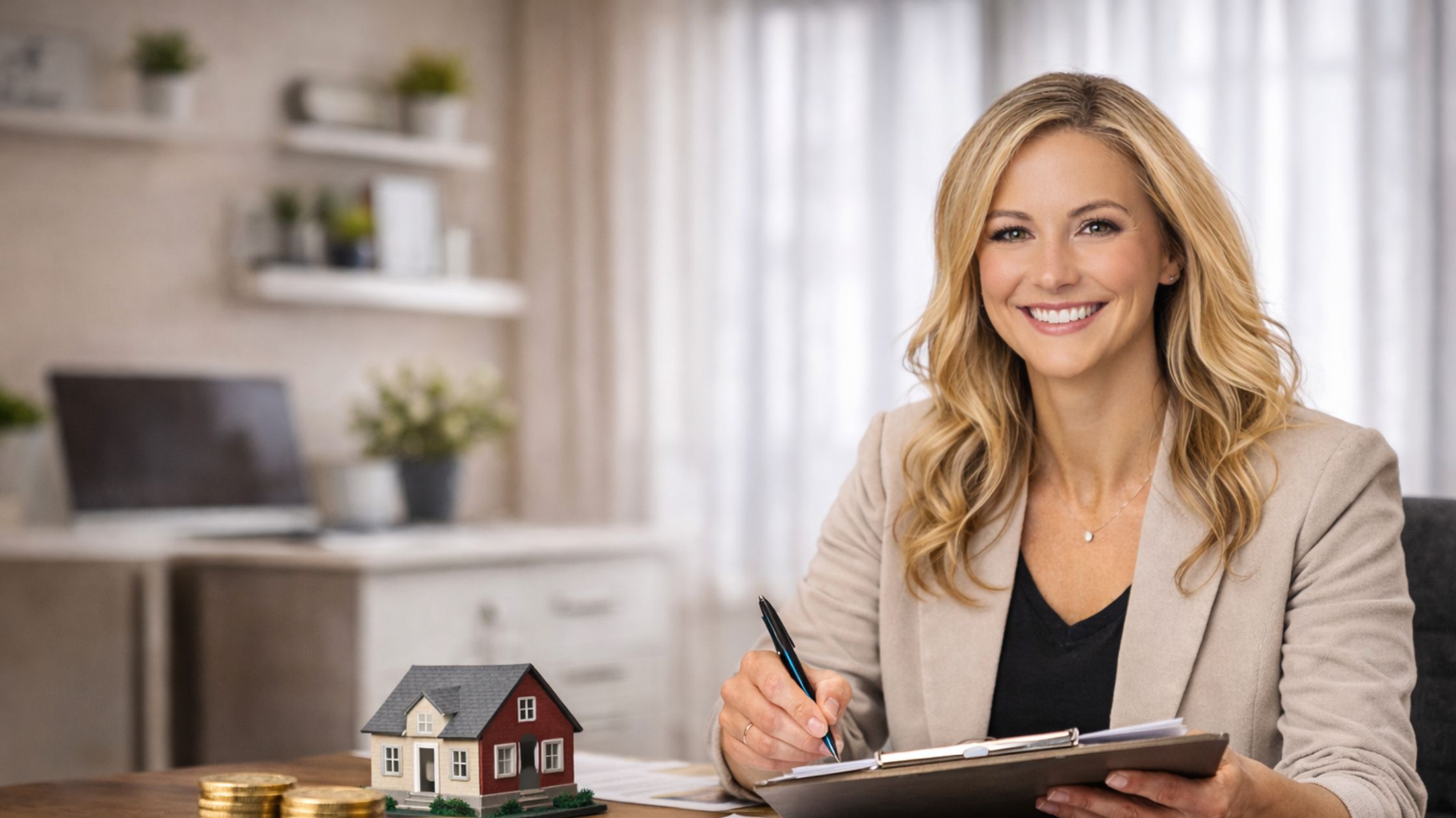 female real estate investor